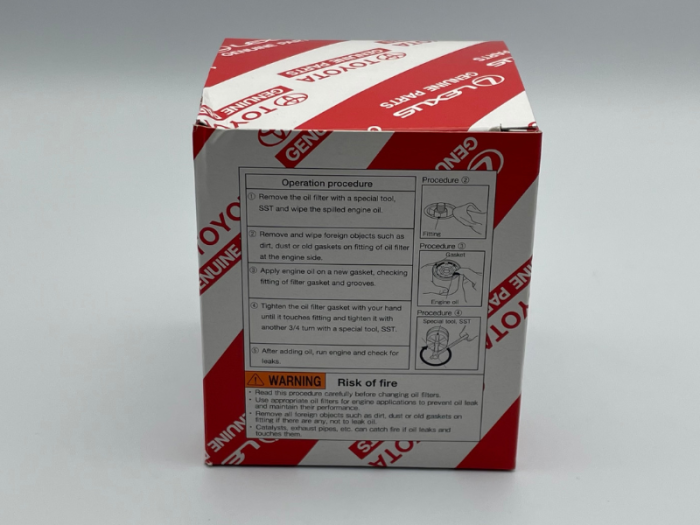 Toyota OEM Oliefilter - 1JZ, 2JZ-G(T)E - Billede 2